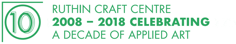 Logo: 10 – Ruthin Craft Centre 2008-2018 Celebrating a Decade of Applied Art